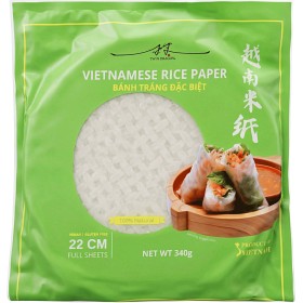 Bild på Twin Dragon Rice Papper 22cm 340g