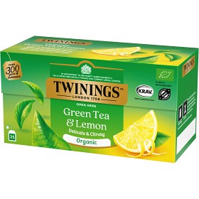 Bild på Twinings Grönt Te & Citron Tepåsar Eko 25-pack