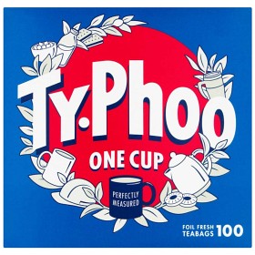 Bild på Typhoo One Cup 100 Tepåsar