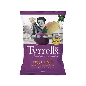 Bild på Tyrrell' Parsnip, Beetroot & Sweet Potato Balsamic Vinegar & Sea Salt 125 g