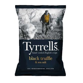Bild på Tyrrells Chips Black Truffle & Sea Salt 150 g