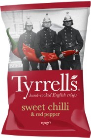 Bild på Tyrrells Chips Sweet Chili & Red Pepper 150 g