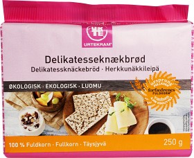 Köp URTEKRAM Delikatessknäckebröd EKO 250 G På Delitea.se