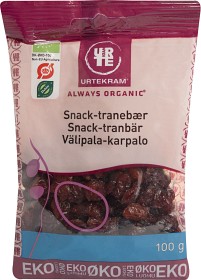 Bild på Urtekram Snack-Tranbär 100 g