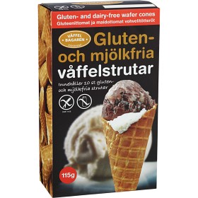 Bild på Våffelbagaren Glutenfria Våffelstrutar 10st