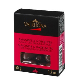Bild på Valrhona Equinoxe Mandel & Hasselnöt med Mörk Choklad 50g