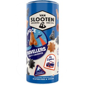 Bild på Van Slooten Space Travellers Saltlakrits 210g