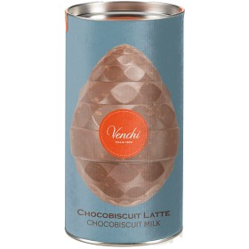Bild på Venchi Påskägg Mjölkchoklad & Chocobiscuit 150g