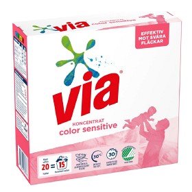 Bild på Via Tvättmedel Color Sensitive 750 g