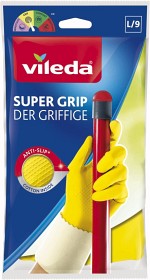 Bild på Vileda Städ- & Diskhandske Super Grip Large