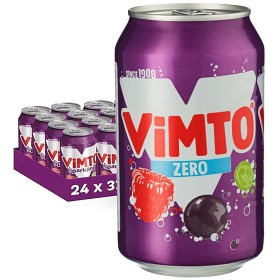 Bild på Vimto Fizzy Zero Läsk Burk 24x33cl