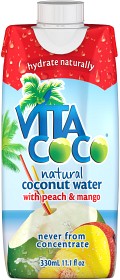 Bild på Vita Coco Kokosvatten Peach Mango 330 ml