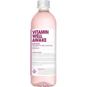 Bild på Vitamin Well Awake Hallon Funktionsdryck PET 50cl
