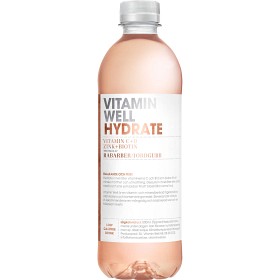 Bild på Vitamin Well Hydrate Rabarber/Jordgubb 50cl inkl pant