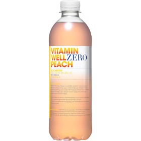 Bild på Vitamin Well Zero Peach Funktionsdryck PET 50cl
