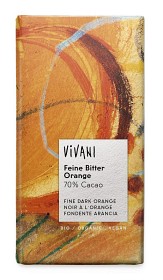 Bild på Vivani Mörk Choklad 70% Apelsin 100 g