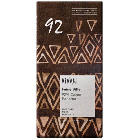 Bild på Vivani Panama Mörk Choklad 92% 80 g