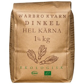 Bild på Warbro Kvarn Dinkel Hel Kärna 1,25kg