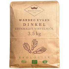 Bild på Warbro Kvarn Dinkel Stenmalet Virvelmjöl 3,5kg