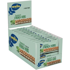 Bild på Wasa Sandwich Cheese & French Herbs 24x30g