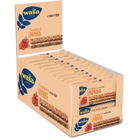 Bild på Wasa Sandwich Cheese & Paprika 24x37g