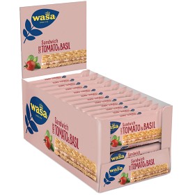 Bild på Wasa Sandwich Cheese Tomato & Basil 24x40g