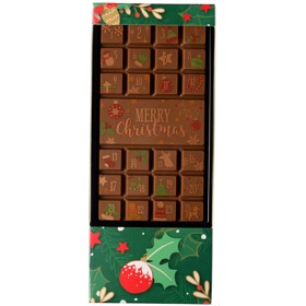 Bild på Weibler Confiserie Chocolaterie Adventskalender Mjölkchoklad 70g