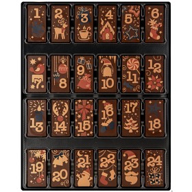 Bild på Weibler Confiserie Chocolaterie Adventskalender Mörkchoklad 200g