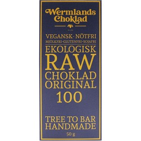 Bild på Wermlands Choklad 100% Rawchoklad 50g