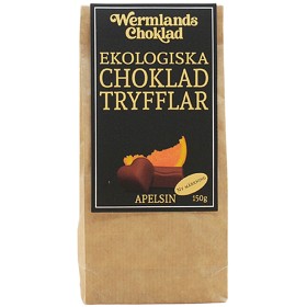 Bild på Wermlands Choklad Ekologisk Chokladtryffel med Apelsin 150g
