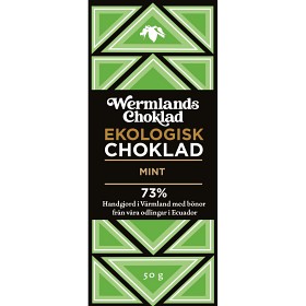 Bild på Wermlands Choklad Ekologisk Mörk Choklad Mint 50g