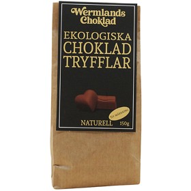 Bild på Wermlands Choklad Ekologisk Naturell Chokladtryffel 150g