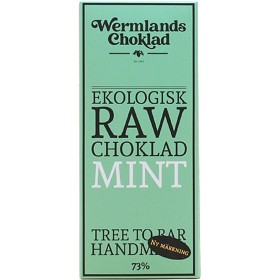 Bild på Wermlands Choklad Ekologisk RAWChoklad 73% Mint 50g
