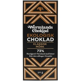 Bild på Wermlands Choklad Mörk Choklad (73%) 50g
