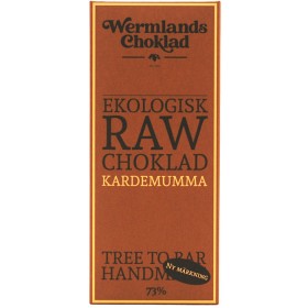 Bild på Wermlands Choklad RAW Kardemumma EKO 50g