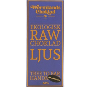 Bild på Wermlands Choklad RAW Ljus EKO 50g