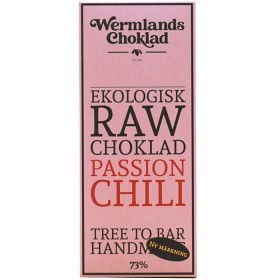 Bild på Wermlands Choklad RAW Passion&Chili EKO 50g
