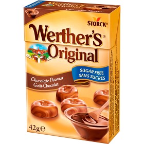 Bild på Werther's Original Chocolate Sugar Free 42g