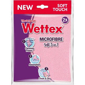 Bild på Wettex Mikrofiberduk Soft 2-pack