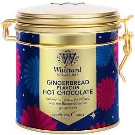 Bild på Whittard Hot Chocolate Gingerbread i Plåtburk 200g