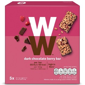 Bild på WW ViktVäktarna Bar med mörk choklad och bär 90 g