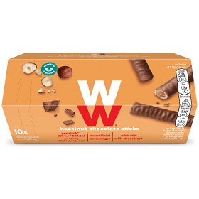 Bild på WW ViktVäktarna Chokladpinnar med hasselnötssmak 115 g