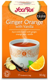 Bild på Yogi Tea Ginger Orange Vanilla 17 påsar