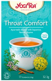 Bild på YogiTea Throat Comfort 17 tepåsar