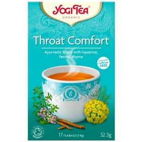 Bild på YogiTea Throat Comfort 17 tepåsar