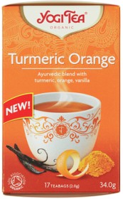 Bild på YogiTea Turmeric Orange 17 tepåsar