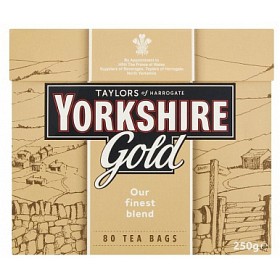 Bild på Taylors of Harrogate Yorkshire Gold 80 Tepåsar 250g