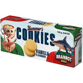 Bild på Yummers Cookies Italian Brainrot Vanilla 140g
