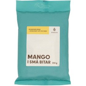 Bild på Zoeco Mango i Små Bitar, Osötade 200g