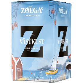 Bild på ZOÉGAS Västkust Mellanrost Malet Kaffe 450g